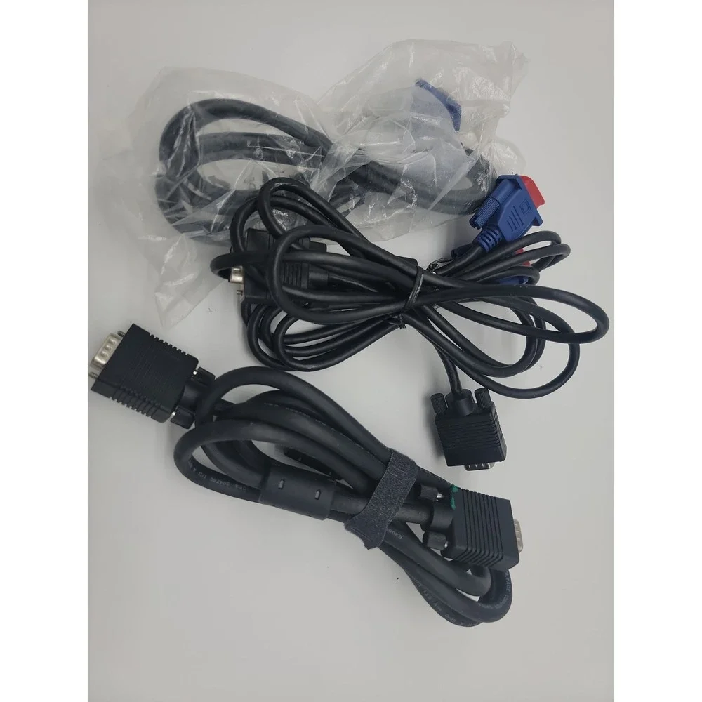 Lot Of 15 VGA and DVI-D Dual Link Video Cable Bundle 15-Pin Some New!
